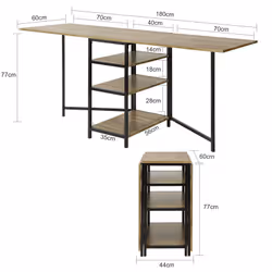 SoBuy FWT62-N tavolo da cucina e sala da pranzo - Vista aggiuntiva 4