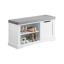 SoBuy FSR84-W scarpiera Aperto