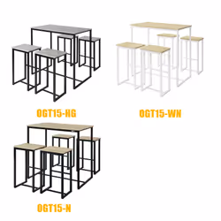 SoBuy OGT15-WN set di mobili per cucina e sala da pranzo - Vista aggiuntiva 6