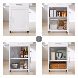 SoBuy FKW102-WN carrello di servizio ristoro - Vista aggiuntiva 5
