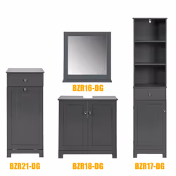 SoBuy BZR17-DG armadio soggiorno - Vista aggiuntiva 6