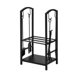 SoBuy SDA01-SCH carrello e supporto per legna