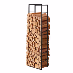 SoBuy SDA03-SCH carrello e supporto per legna