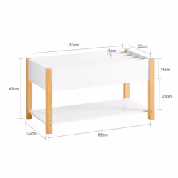 SoBuy KMB35-W scaffale per bambini Cassa - Vista aggiuntiva 4