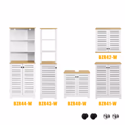 SoBuy BZR40-W toletta e set da toletta - Vista aggiuntiva 7