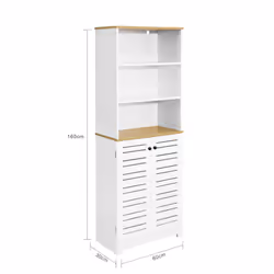 SoBuy BZR44-W armadio soggiorno - Vista aggiuntiva 4