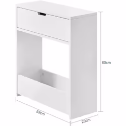 SoBuy BZR48-W armadietto di conservazione per bagno - Vista aggiuntiva 4