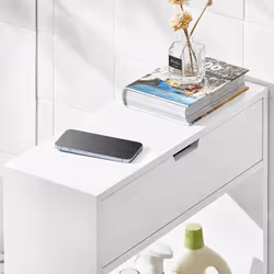 SoBuy BZR48-W armadietto di conservazione per bagno - Vista aggiuntiva 5