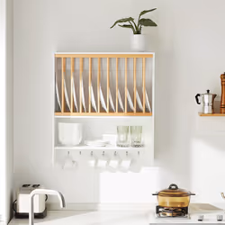 SoBuy KCR09-W scaffale MDF