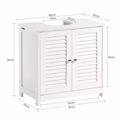 SoBuy FRG237-II-W toletta e set da toletta - Vista aggiuntiva 4