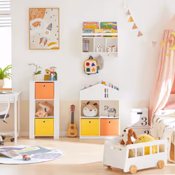 SoBuy KMB48-W scaffale per bambini Cassa