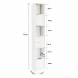 SoBuy STR10-W armadio soggiorno - Vista aggiuntiva 4