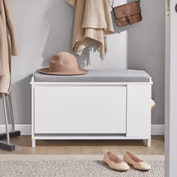 SoBuy FSR105-W scarpiera Aperto