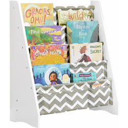Sobuy - Libreria montessoriana per Bambini Scaffale a 4 Livelli Portariviste libreria bambini KMB50-HG