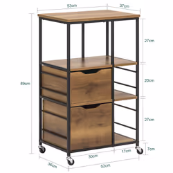 SoBuy FKW111-PF carrello di servizio ristoro - Vista aggiuntiva 4