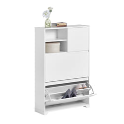 SoBuy FSR111-W scarpiera Aperto