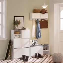 SoBuy FSR111-W scarpiera Aperto