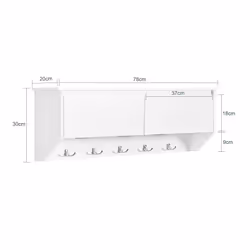 SoBuy FHK24-W gruccia per abiti - Vista aggiuntiva 5