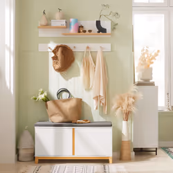SoBuy FSR117-W scarpiera Aperto