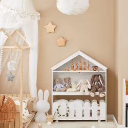 SoBuy KMB52-W scaffale per bambini Cassa