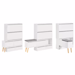 SoBuy FSR134-W scarpiera Aperto - Vista aggiuntiva 6