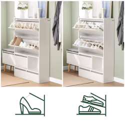SoBuy FSR134-W scarpiera Aperto - Vista aggiuntiva 7
