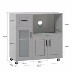 SoBuy FSB78-HG credenza per soggiorno - Vista aggiuntiva 4