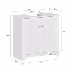 SoBuy BZR18-II-W toletta e set da toletta - Vista aggiuntiva 4