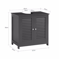 SoBuy FRG237-II-DG toletta e set da toletta - Vista aggiuntiva 4