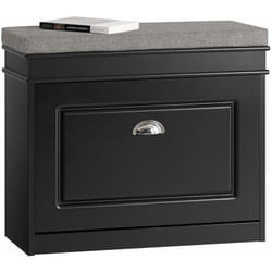 Mobili per Scarpe Serie Scarpiere 1 anta 1 cuscino Sobuy 60x24x51cm nero FSR82-K-SCH