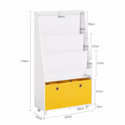 SoBuy KMB69-W scaffale per bambini Cassa