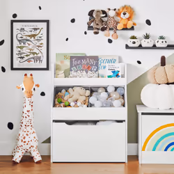 SoBuy KMB71-W scaffale per bambini Cassa