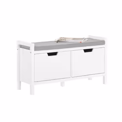 SoBuy FSR146-W, Aperto, Pannello di fibra a media densità (MDF), 1 pz, Germania