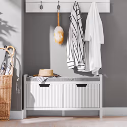 SoBuy FSR146-W scarpiera Aperto