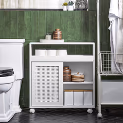 SoBuy BZR119-W armadietto di conservazione per bagno