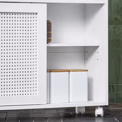 SoBuy BZR119-W armadietto di conservazione per bagno - Vista aggiuntiva 8