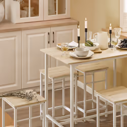 SoBuy OGT11-WN set di mobili per cucina e sala da pranzo - Vista aggiuntiva 8