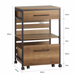 SoBuy FKW118-PF carrello di servizio ristoro - Vista aggiuntiva 5
