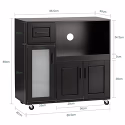 SoBuy FSB78-SCH credenza per soggiorno - Vista aggiuntiva 4