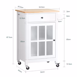 SoBuy FKW98-WN carrello di servizio ristoro
