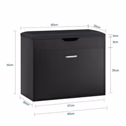 SoBuy FSR95-SCH scarpiera Aperto - Vista aggiuntiva 4