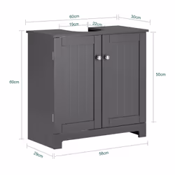 SoBuy BZR18-II-DG toletta e set da toletta - Vista aggiuntiva 4