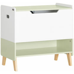 Sobuy - Comodino Per Bambini Scaffale Per Cameretta Per Bambini Mobili Per Cameretta Verde 60x34x56.5cm KMB91-GR
