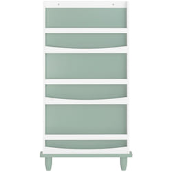 Sobuy - Libreria portariviste per bambini Libreria salvaspazio Verde 64x12x120cm KMB93-GR