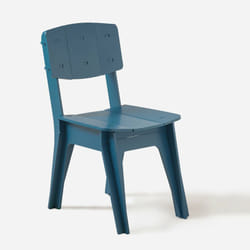 Sobuy - Sedia Da Cucina Con Schienale Sedia Da Bar Sgabello Blu 60x44x86cm HFST01-B