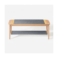 SoBuy Panca scarpiera Cassapanca da Interno Mobile Bagno Naturale-Grigio 110x37x46cm HFSR01-N