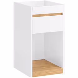 Questo tavolino laterale può essere posizionato in modo flessibile ovunque sia necessario. Il tavolino laterale moderno offre ...