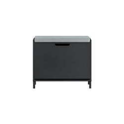 Scarpiera con 1 ribalte Scarpiera con 2 ripiani Scarpiera Portascarpe salvaspazio Regolabili Nero L60xP24xA52 cm FSR151-K-SCH - Sobuy