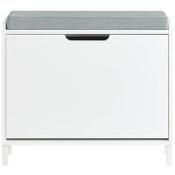 Scarpiera con 1 ribalte Scarpiera con 2 ripiani Scarpiera Portascarpe salvaspazio Regolabili BiancoL60xP24xA52 cm FSR151-K-W - Sobuy