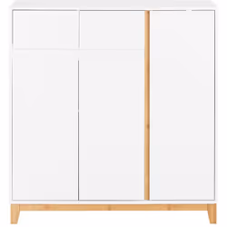 "Aggiungi eleganza e funzionalità ai tuoi ambienti con questo sideboard moderno e raffinato, perfetto per ingresso, soggiorno ...